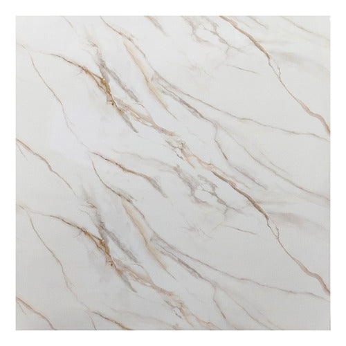 IDD Pack X12 Self-Adhesive Panels Imitating White Marble 60x60cm 1