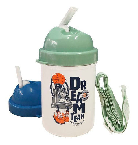 Basketball Robot Team Ball Water Bottle 0