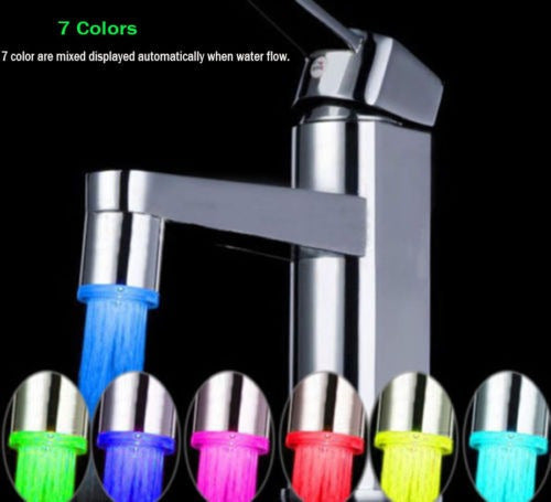 Elegant LED Water Faucet Light with 7 Color Change 1