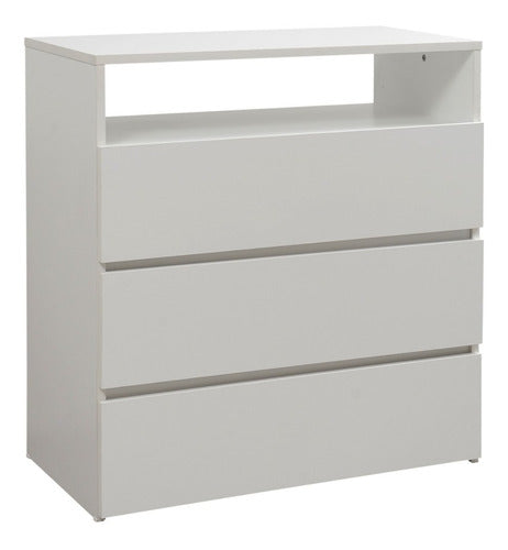 Dielfe Modern Dresser with 3 Drawers – 15mm Melamine Construction 3