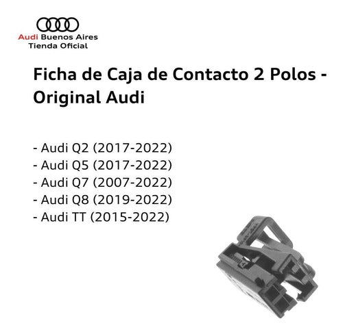 Audi Ficha De Caja De Contacto 2 Polos Audi Q7 2017 Al 2021 2