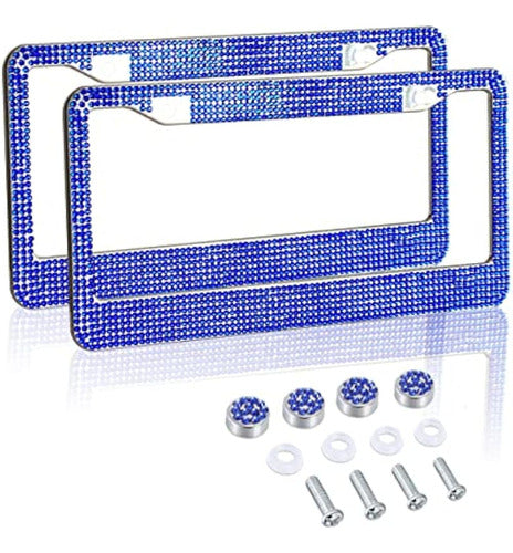 Gioyonil Stainless Steel License Plate Frame Package of 2 0