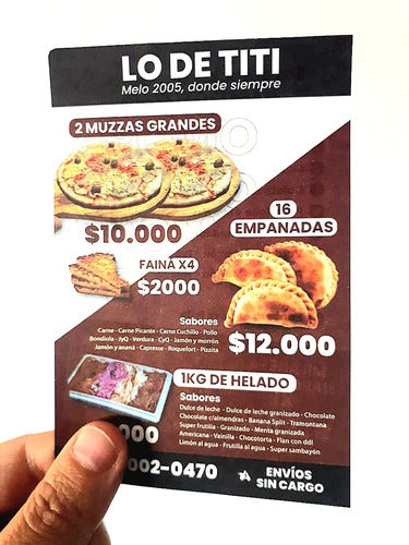 Gráfica VALSOR 5000 Flyers / Brochures 10x15 Full Color, Double-Sided, 120g 0