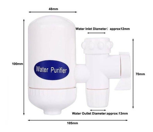 SWS Water Purifier Ceramic Filter with Carbon for Faucet 3