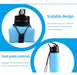 MoNing Foldable Water Cup Silicone 600ml Cycling Travel Air 3