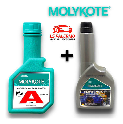 Kit Molykote Fuel Injector Cleaner + Friction Modifier A2 0
