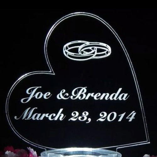 Acrylic Heart Centerpiece for Wedding Party Souvenir 2
