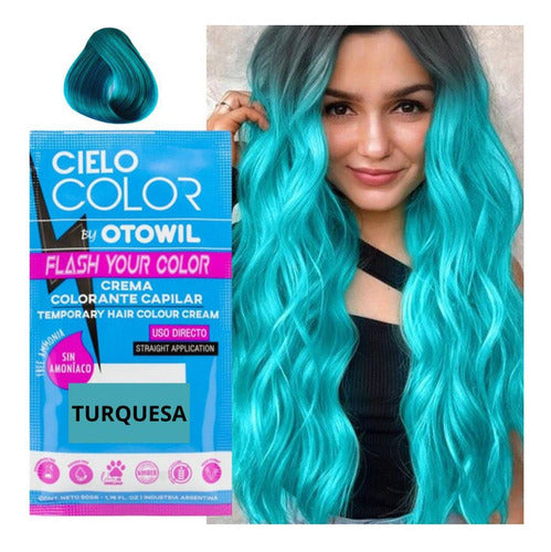 Otowil Cielo Color Kit: Hair Dye + Power Ized + Acid Cream 1