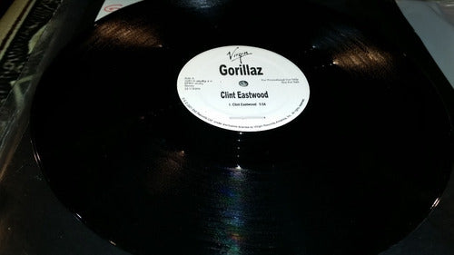 Gorillaz Clint Eastwood Vinilo Maxi Promo Usa Impecable 2001 3