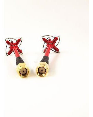 Aomway 5.8GHz Clover Leaf FPV RHCP Antenna RP-SMA Pair 4