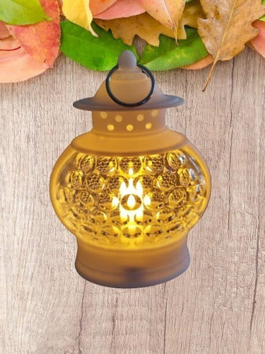 6 White LED Lanterns with Warm Light for Decor & Souvenirs 1