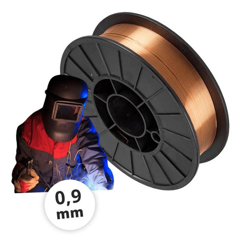 Dogo Solid Copper Coated Wire for Welding ER 70S-6 0.9 mm x 5 kg 0