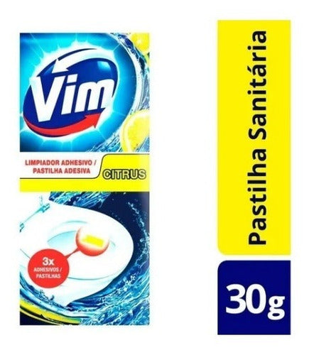 Vim Limpiador Adhesivo Inodoro 30 Gr X 4 Unds 0