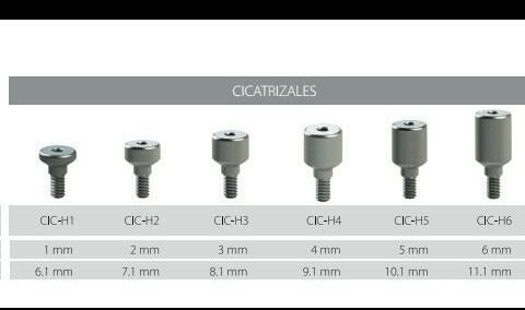 DTA Cicatrizal He/ Hi Platforms Varied X 5 Uni (Implants) 1