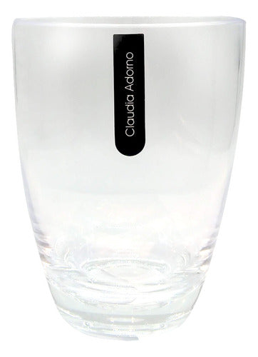 Unbreakable Transparent Acrylic Low Glass 400ml 0