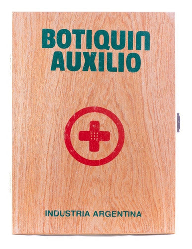 De Botiquin Primeros Auxilios Madera 18 Elementos De97418 0