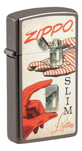 Encendedor Zippo Original 48396 Retro Poster Microcentro 0