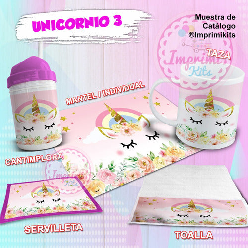 Plantillas Diseños Para Sublimar Set De Jardin Unicornios 3 1