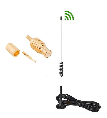 Contec Antenna 3G/4G Cable 2 Mts; Magnetic 6 Dbi 0