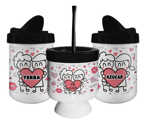 Diseños Set De Mate San Valentin Enamorados Amor Love #1 0