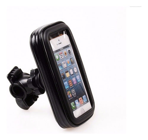 Soporte Para Celular Moto Bicicleta Impermeable Funda 0