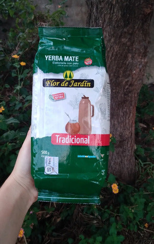 Flor de Jardín Traditional Yerba Mate X 6u Of 500g + Gift 1