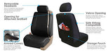 Grupo Fh Pu309black102 Funda De Asiento De Cuero De Pu Negra 2