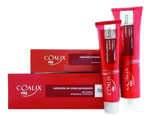 Coalix Pro Cream Coloration Dye 120g x 10 + 1 Free Oxi 0