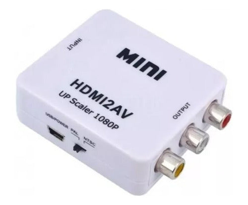 HDMI to AV RCA Audio Video TV LED Converter 0