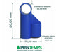 Printemps S.R.L Soporte Tee Doble Repuesto Pileta Pelopincho 1076 X 1 U 3