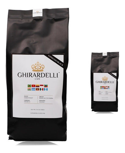 Ghirardelli Café Tostado Brasil/Colombia Blend Molido O Grano 1,5 Kg! 0