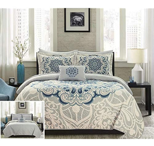 Chic Home Raina Reversible 4-Piece Quilt Set 0