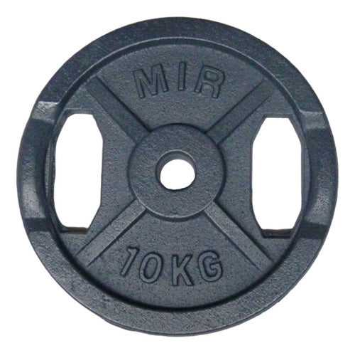 Mir 10 Kg Cast Iron Weight Plate for Dumbbell Bar 0