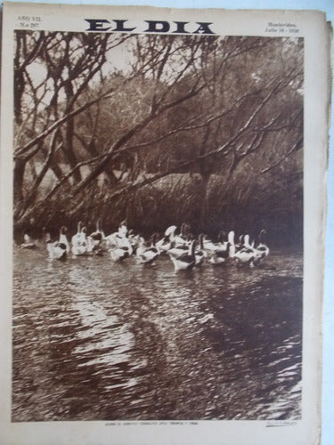 El Día Dominical N° 287 Embarque De Santos A Europa  1938 0