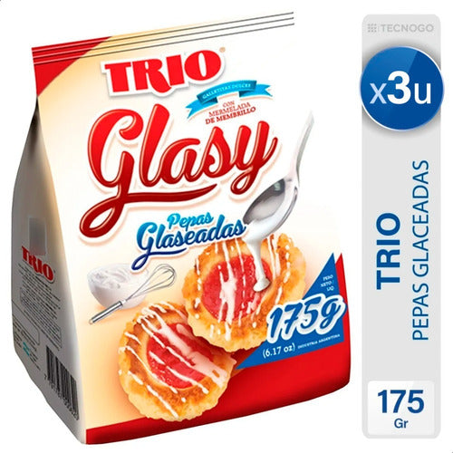 Trío Pepas Glasy Sweet Cookies with Quince Jam - Pack of 3 0