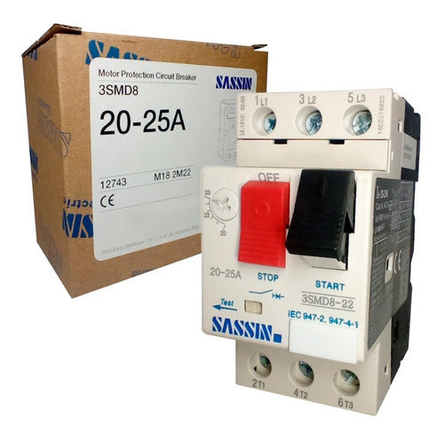 Sassin Guardamotor Trifasico 20-25A 3SMD8 0