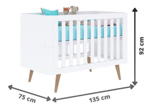 Agatha 3 In 1 Evolutive Crib - Arctic 2