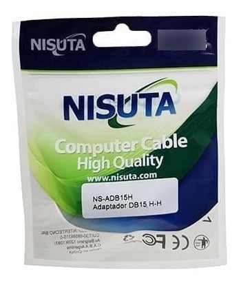 Nisuta Adaptador Vga Db15 H-h Nsadb15h 1