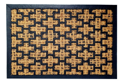 Buenos Aires Bazar Entry Coir Doormat with Rubber Backing 30