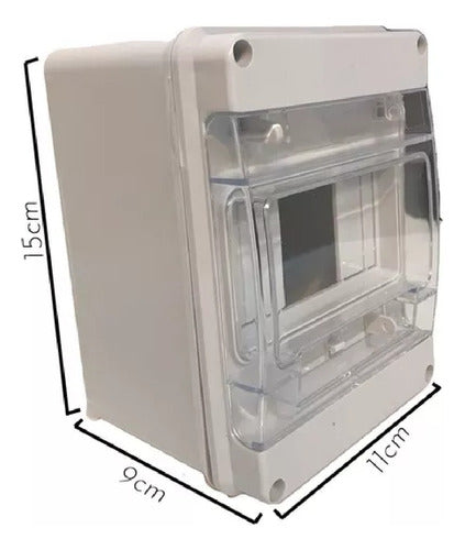 Caja Para Termicas Aplicar Estanca 4 Mod Din Ip65 C/puerta 1