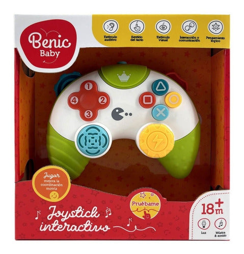 Benic Baby Mi 1º Joystick Interactivo De Juguete Para Bebes Con Sonidos 0