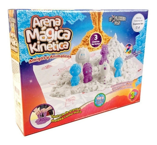 Magic Kinetic Sand Friends And Animals Explorer Fan 8020 1