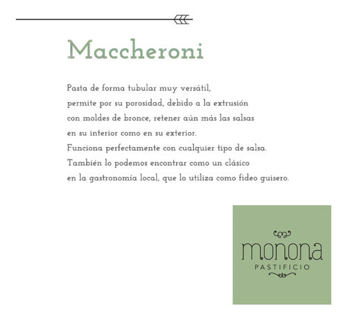 Monona Maccheroni Pasta 500g 2