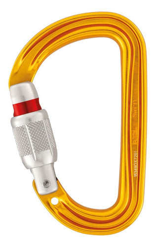 Mosqueton Sm´d Screw-lock A Rosca Petzl Escalada Ansilta 0