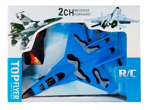 Top Flyer Combat Plane Sky Blue RC 0