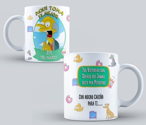 Simpsons Mug Design Templates Kit Sublimation M2 8