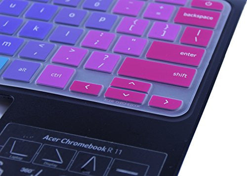 Casebuy Cubierta Colorida Ultradelgada La Piel Del Teclado 3