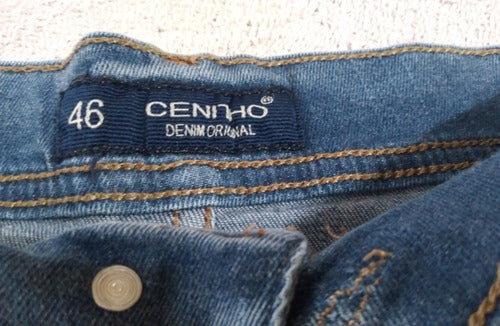 Cenitho Elasticized Denim Skirt Size 46 1