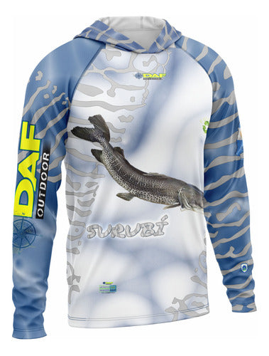 DAF OUTDOOR UV 40+ Fishing Shirt Surubi Fish 1