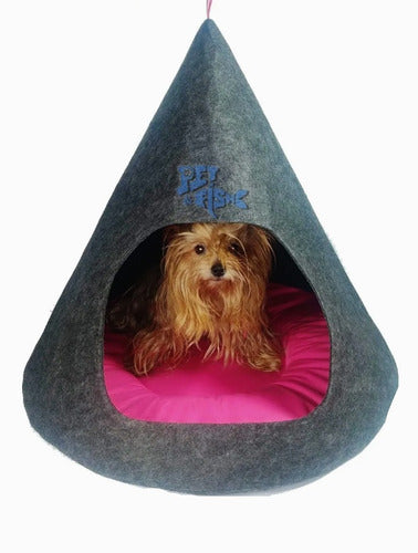 PF Igloo Thermal Pet Bed with Cushion 42x42 2